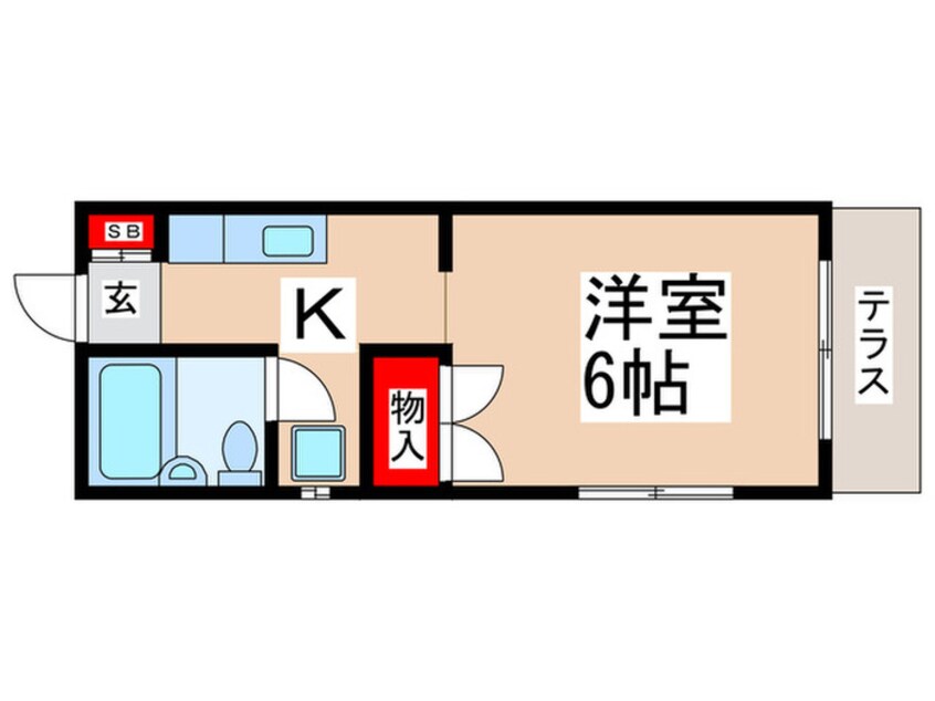 間取図 サンケトワ－ル