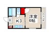 第２サクラコーポ 1Kの間取り