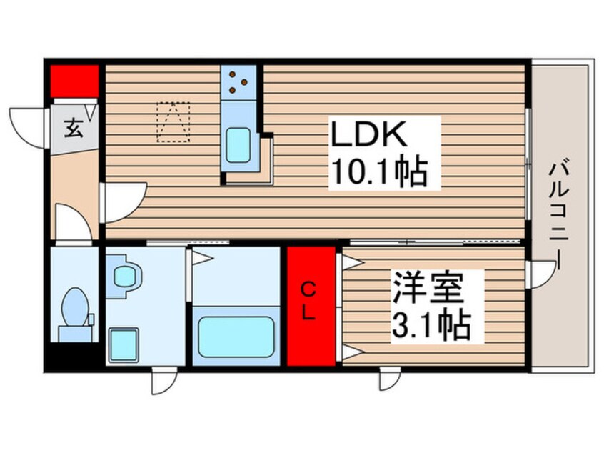 間取図 ハーベスト東市川