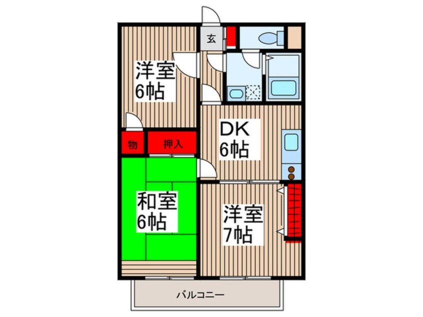 間取図 メゾンロ－ティ－