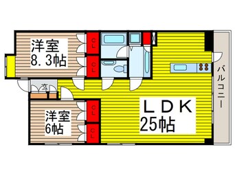 間取図 レジディア北新宿