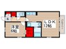 パルテールシノヤマ 1LDKの間取り