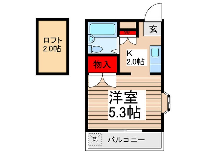 間取り図 関間マンション