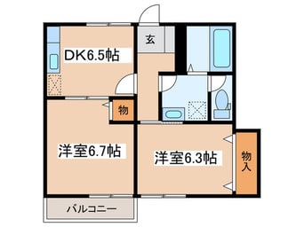 間取図 シャン・デ・ソレイユ