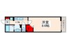 Ｍａｒｉｏ ＫⅡ 1Kの間取り