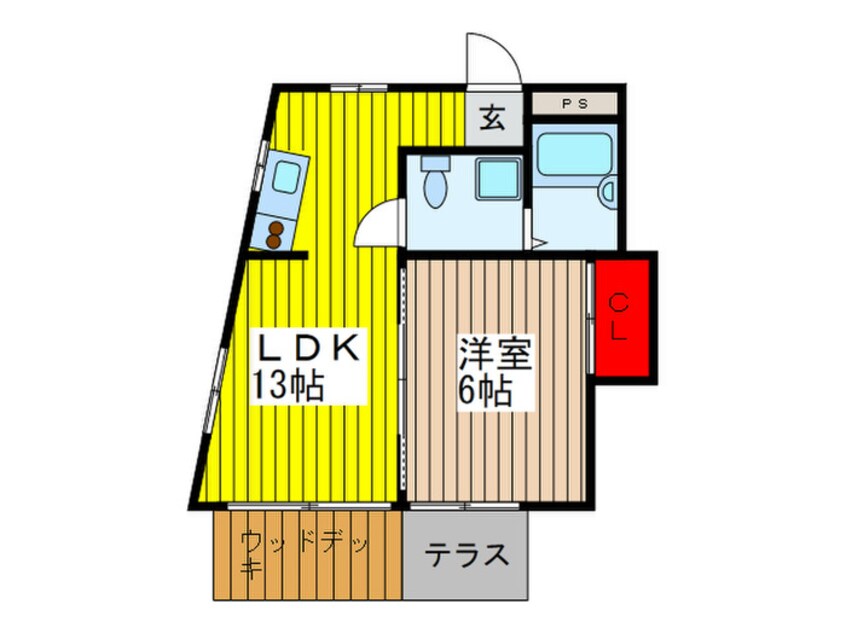 間取図 パルスコートⅡ