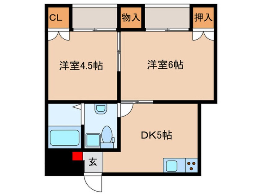 間取図 パルスコートⅡ