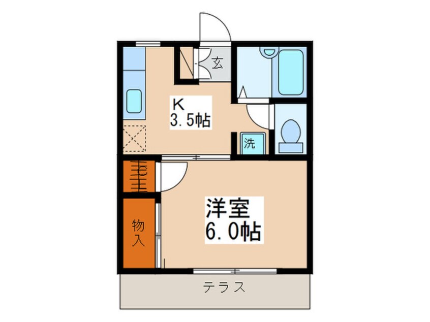 間取図 コーポヤマダ