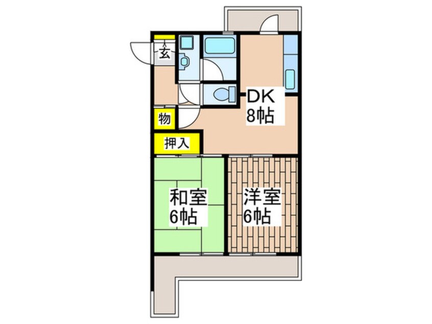 間取図 グレイスハイツⅡ