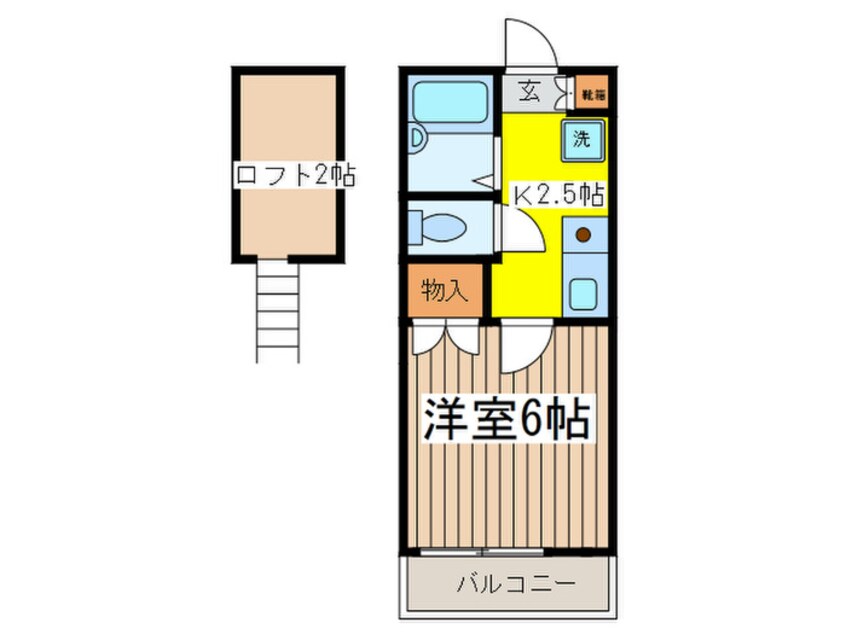 間取図 ハイツしん