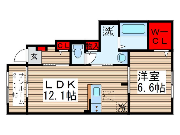 間取り図 リバードシーⅢ