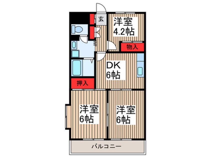 間取図 エミネンス北戸田