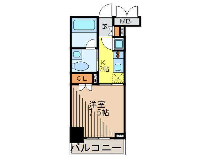 間取り図 グランハイツ錦糸町