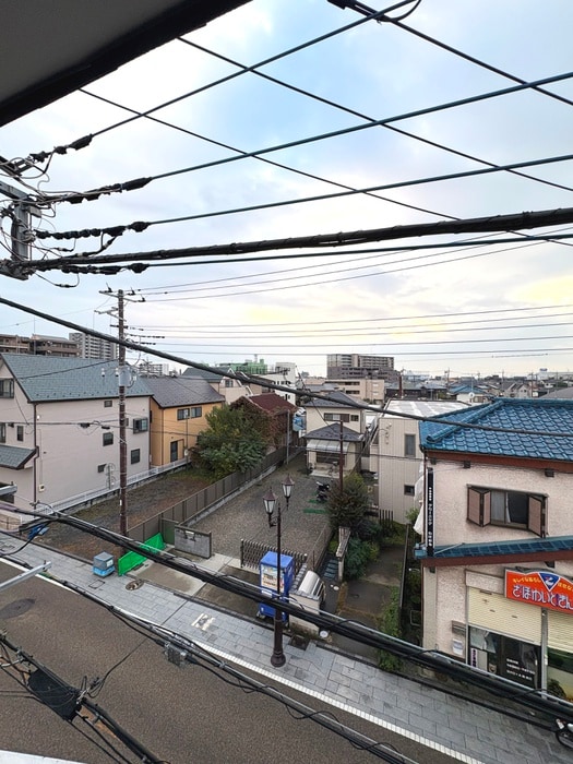 室内からの展望 フラット萩