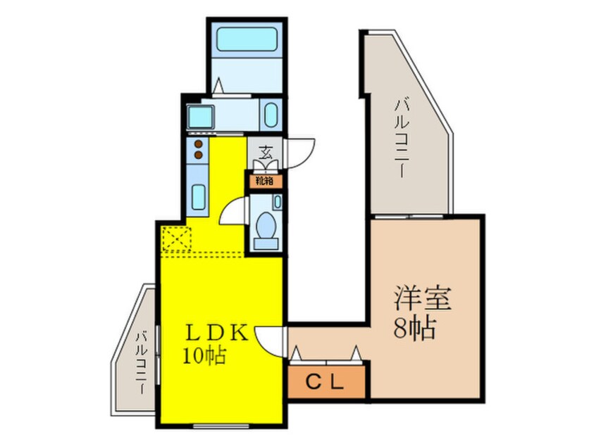 間取図 カーサグランデ