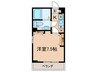 氷川台ヒルズ 1Kの間取り
