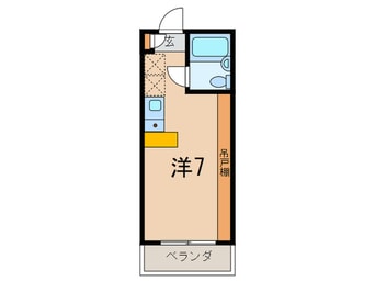 間取図 メゾンドアゼリア