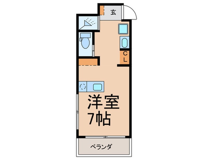 間取り図 メゾンドアゼリア