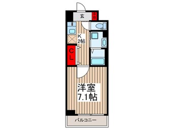 間取図 MAXIV住吉（604）