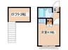 グランドール調布 1Rの間取り