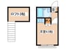 グランドール調布 1Rの間取り