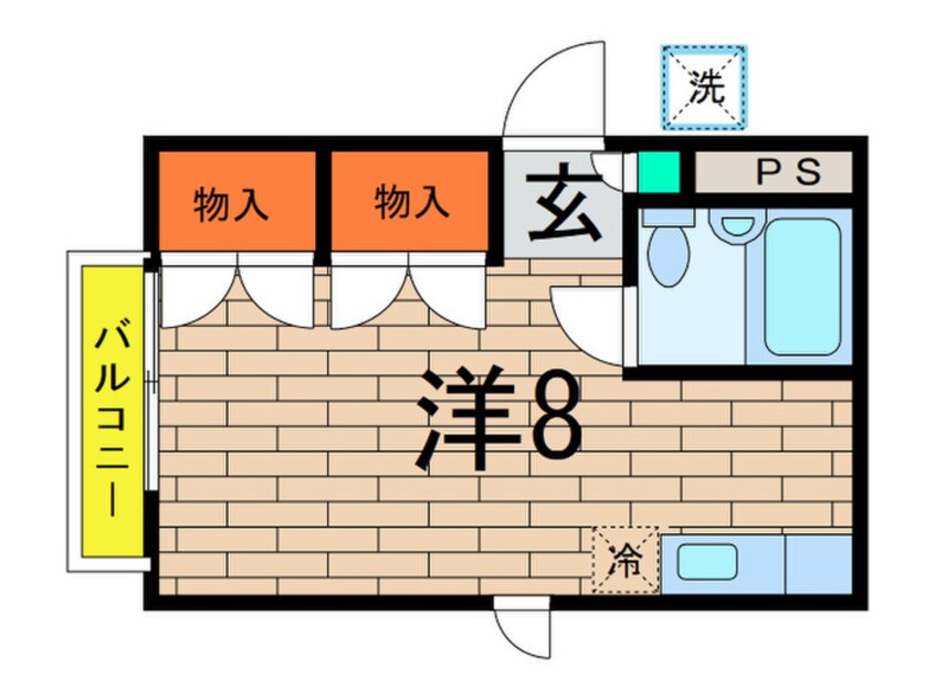 間取図 シェモア中目黒