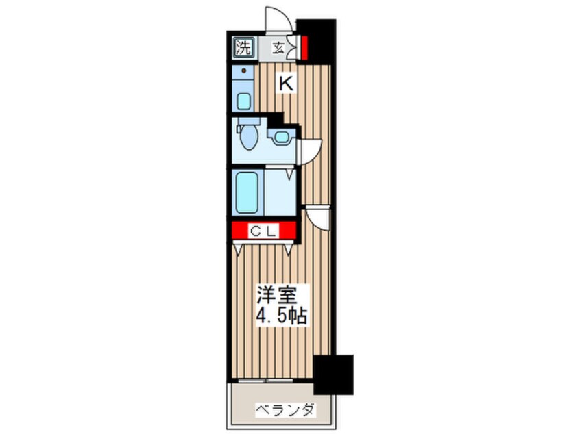 間取図 N‐stage Kumegawa