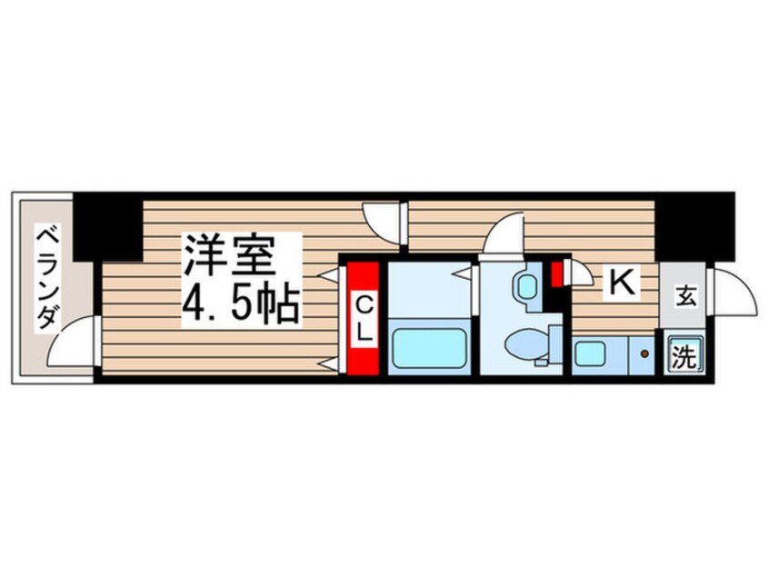 間取図 N‐stage Kumegawa