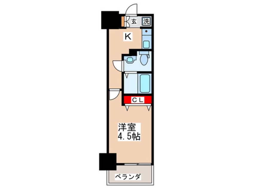 間取図 N‐stage Kumegawa