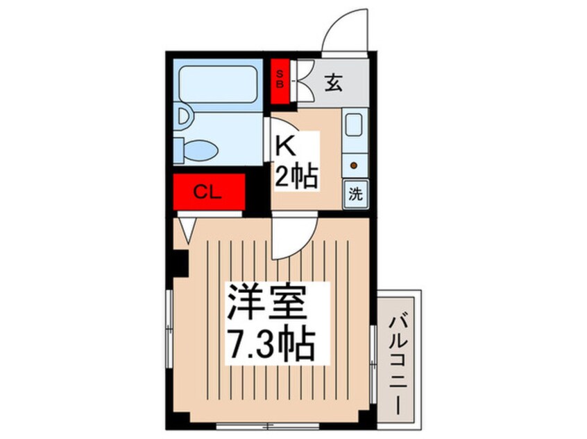 間取図 リエス梅島