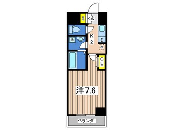 間取図 エスコート横浜関内（404）