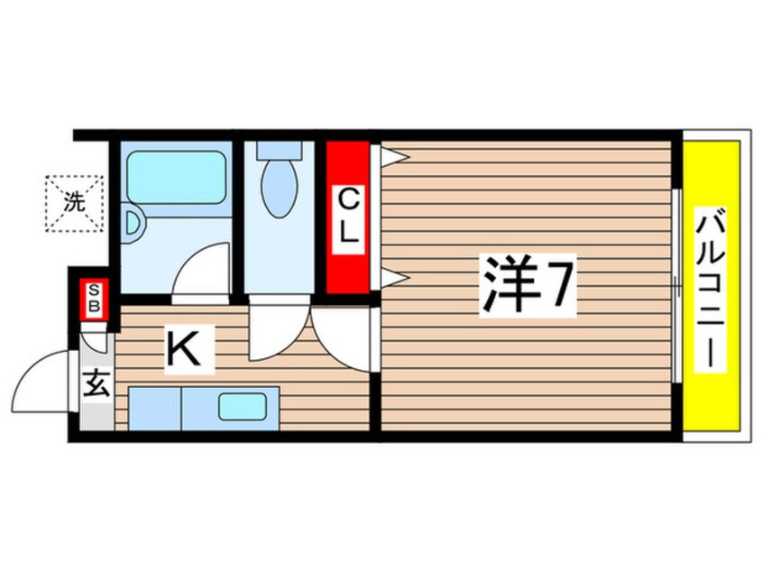間取図 コーポ宮本
