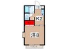 フレンドハイツ(1F) 1Kの間取り