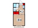 フレンドハイツ(1F)の間取図