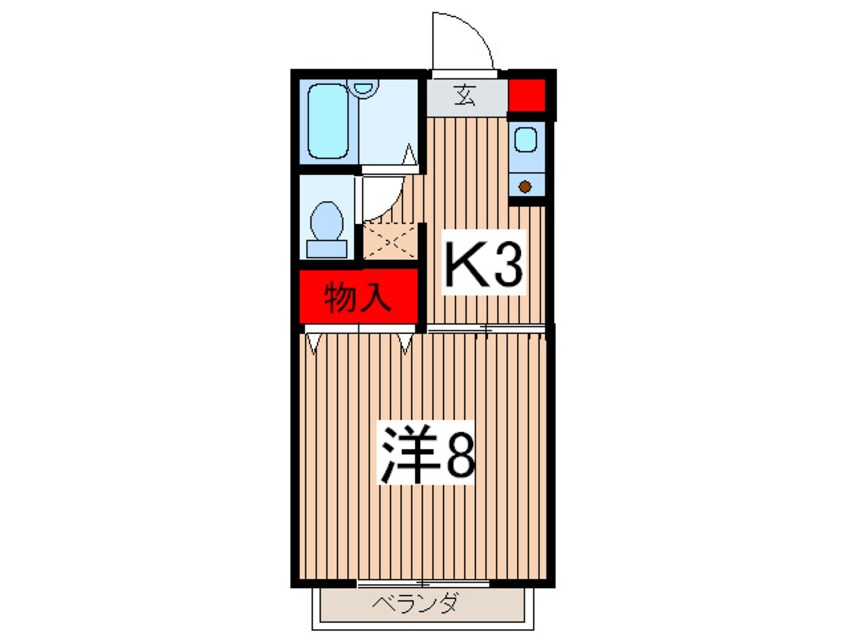 間取図 フレンドハイツ(1F)