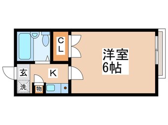 間取図 ﾊﾟｰｸﾌﾟﾚｲｽ