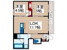 ｔｏｍａｔｏⅢ　Ａ棟 2LDKの間取り