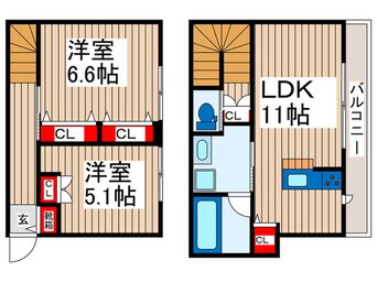 間取図 ｔｏｍａｔｏⅢ　Ａ棟