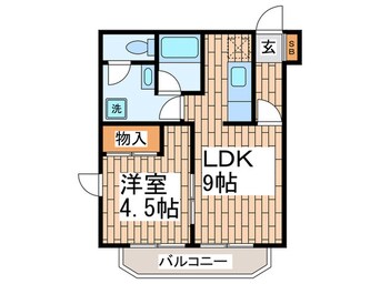 間取図 テニスヴィラ馬込