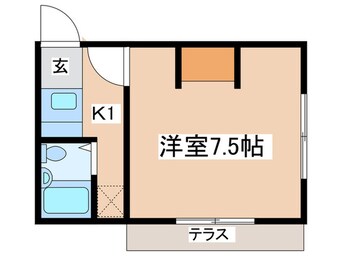 間取図 ガーデン（貸家）