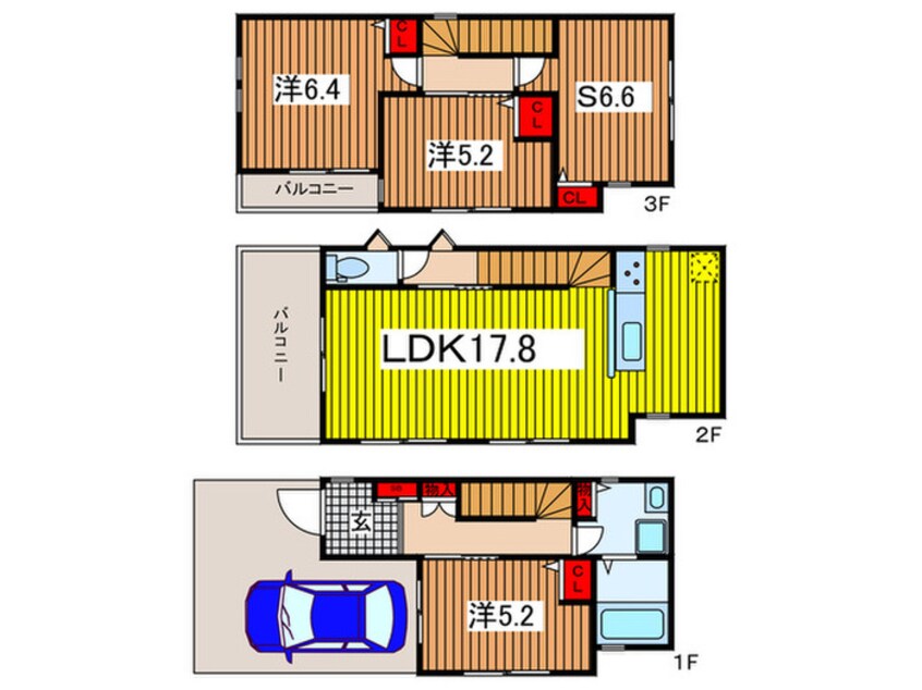 間取図 Kolet大宮大成町＃03