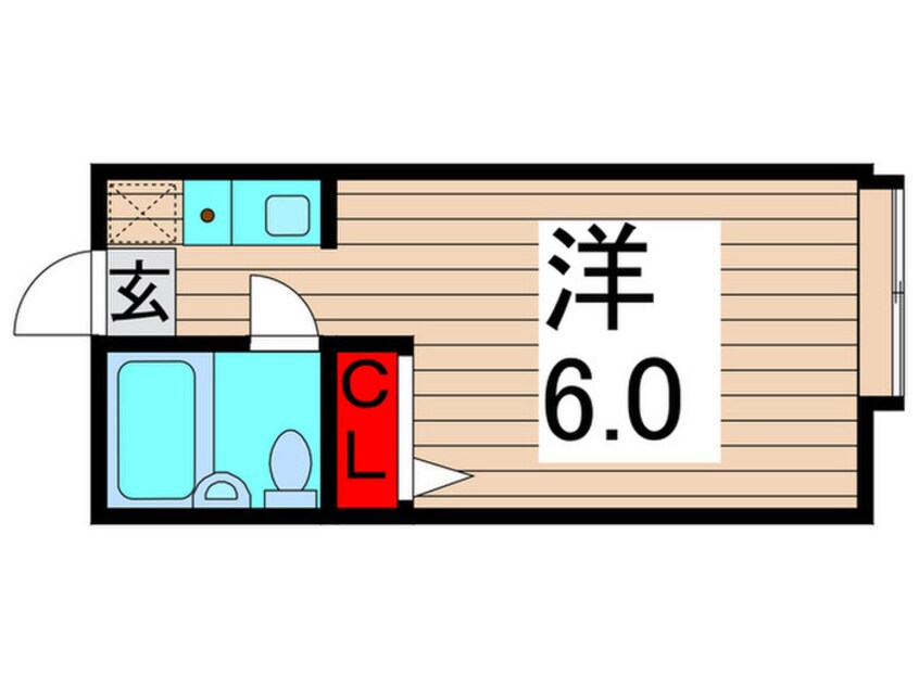 間取図 キャピタル中川Ａ