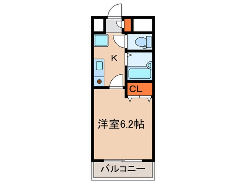 間取図 ドミ－ル府中