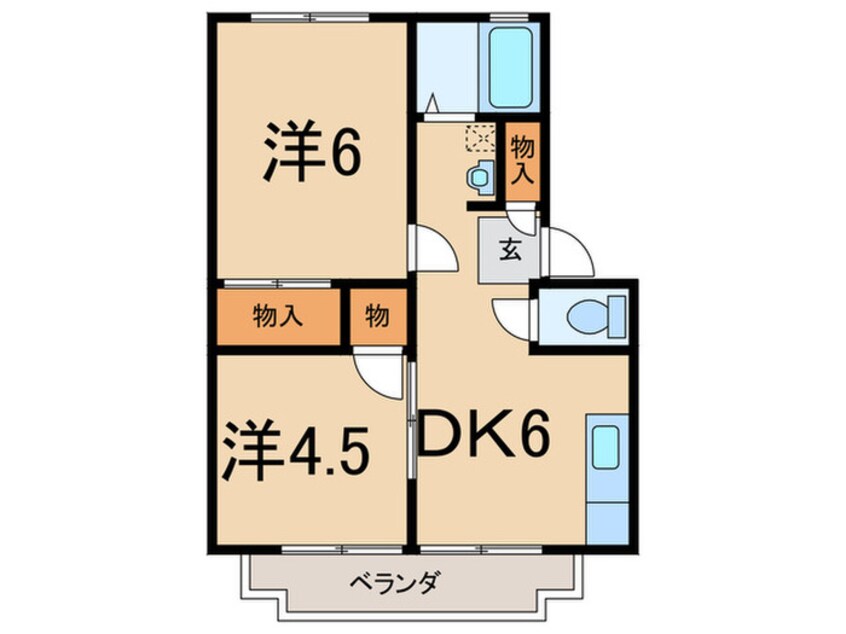 間取図 ウインディアＦ