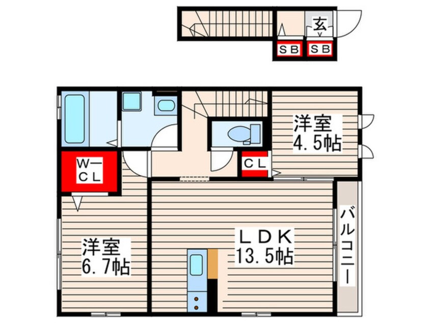 間取図 プランドール