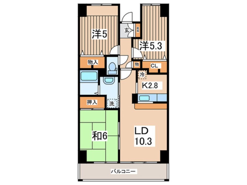 間取図 アルデールマンション