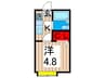ピアシティ北綾瀬Ｃ 1Kの間取り