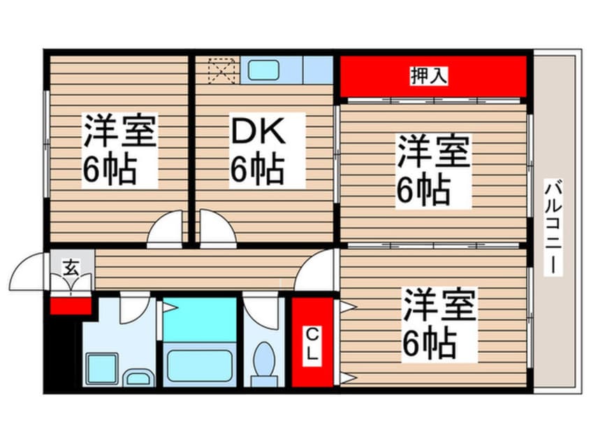 間取図 マンション三樹