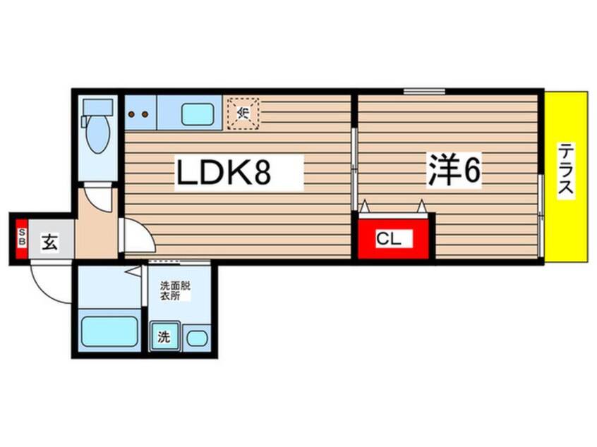 間取図 Ｌｉｋｅ亥鼻