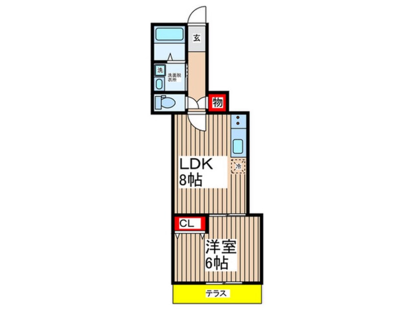 間取図 Ｌｉｋｅ亥鼻